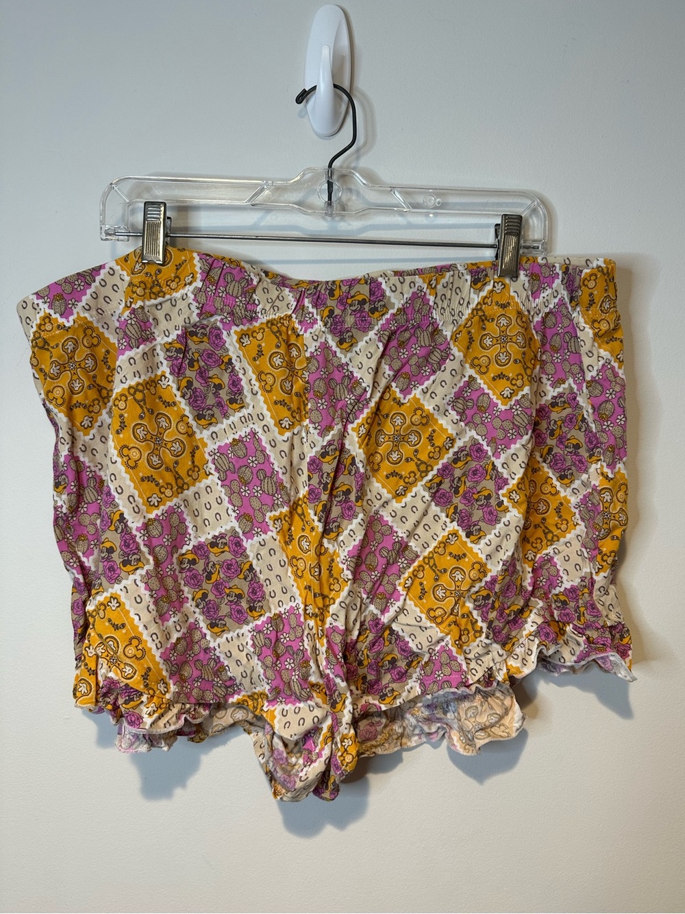 disney mickey mouse cowboy shorts size 2X